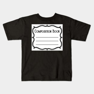 Composition Book Label Kids T-Shirt